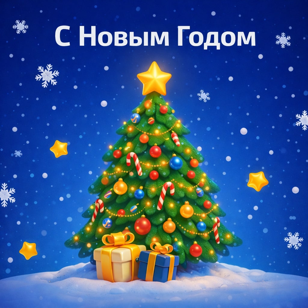 С наступающим Новым годом! 🥳