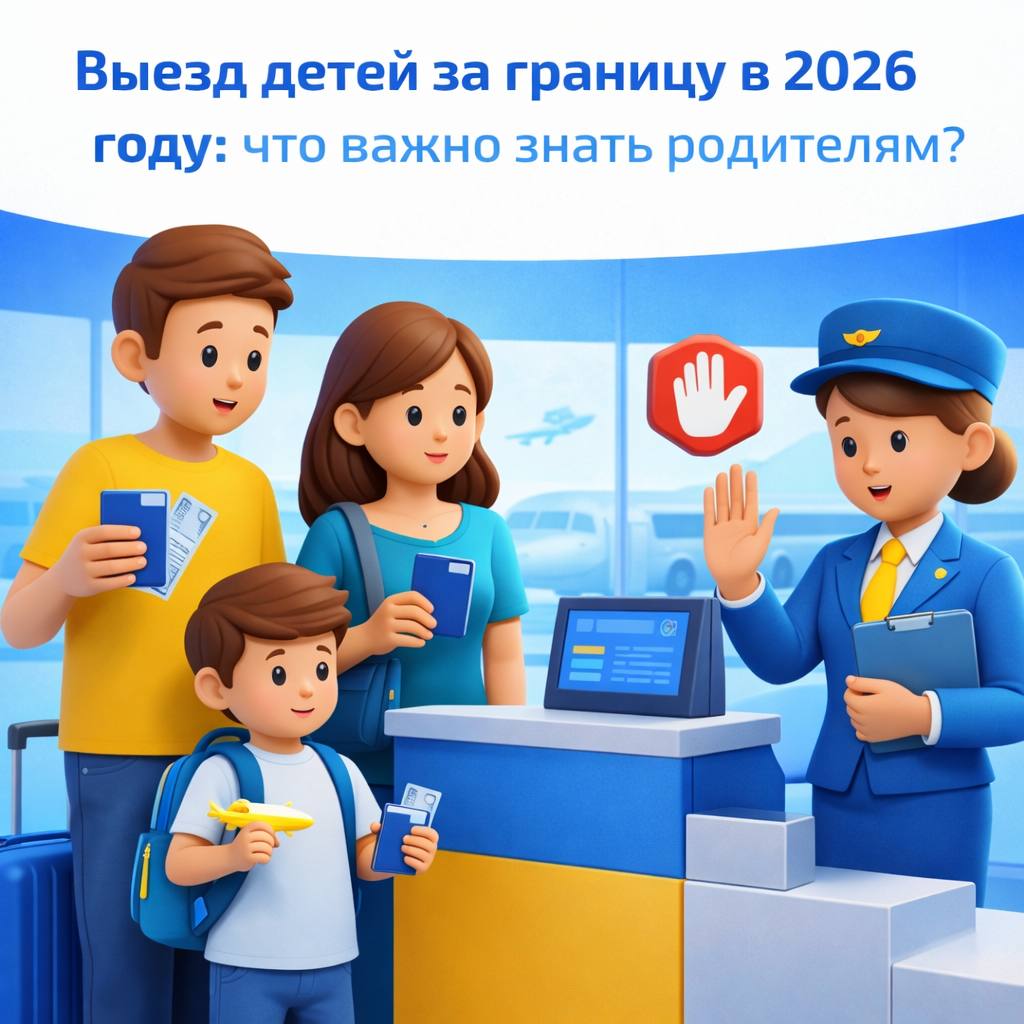Выезд детей за границу в 2026 году: что важно знать родителям?