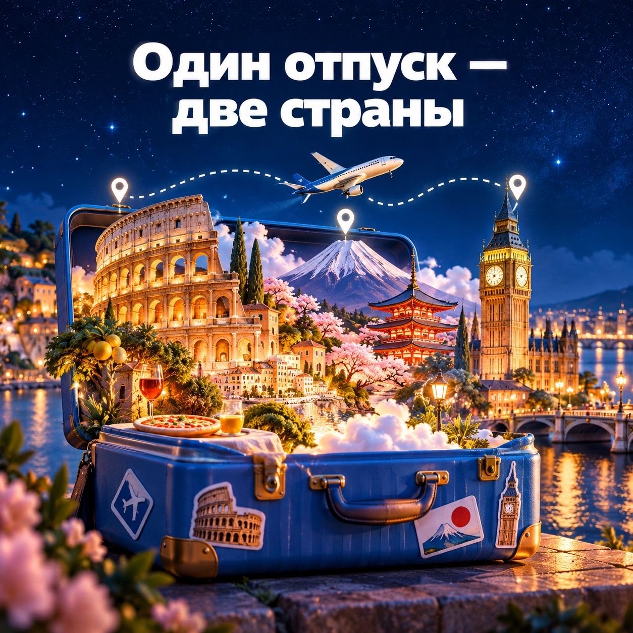 Один отпуск — две страны: куда отправиться за двойными впечатлениями?
